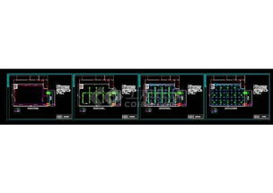 某凈化廠廠房布置CAD平面施工設計圖的工業(yè)設計服務方案