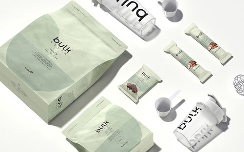 平面與工業(yè)設(shè)計(jì)的融合 構(gòu)建Bulk健身食品品牌形象